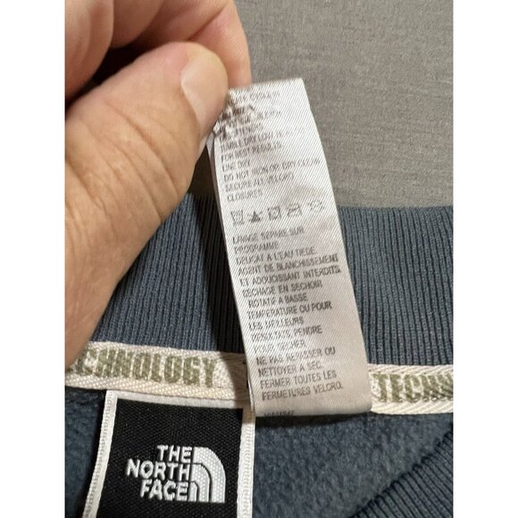 The‎ North Face Tekware Fleece Crewneck Sweatshirt Mens XL Gray Long Sleeve. - Picture 6 of 14